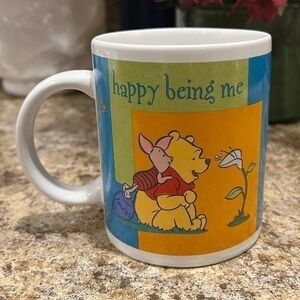 Disney Winnie the Pooh and Piglet Happy Being Me Mug Coffee Tea Cup